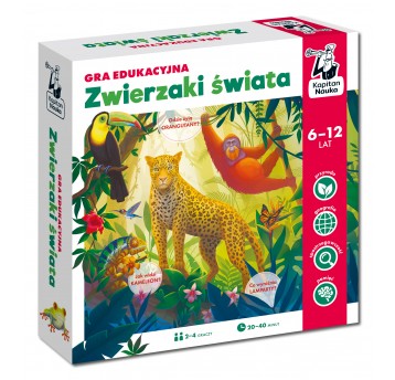 Zwierzaki świata. Gra edukacyjna