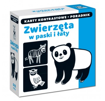 Zwierzęta w paski i łaty KN-porad.+karty kontrast
